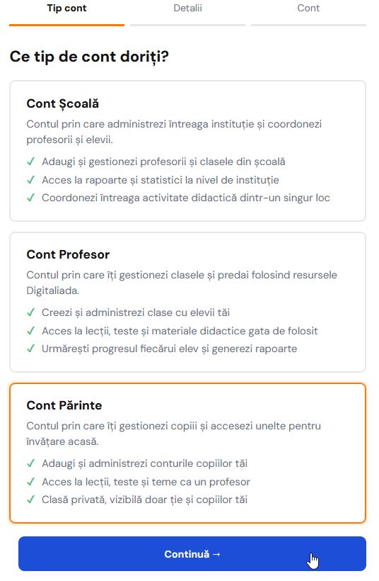 Creează un cont